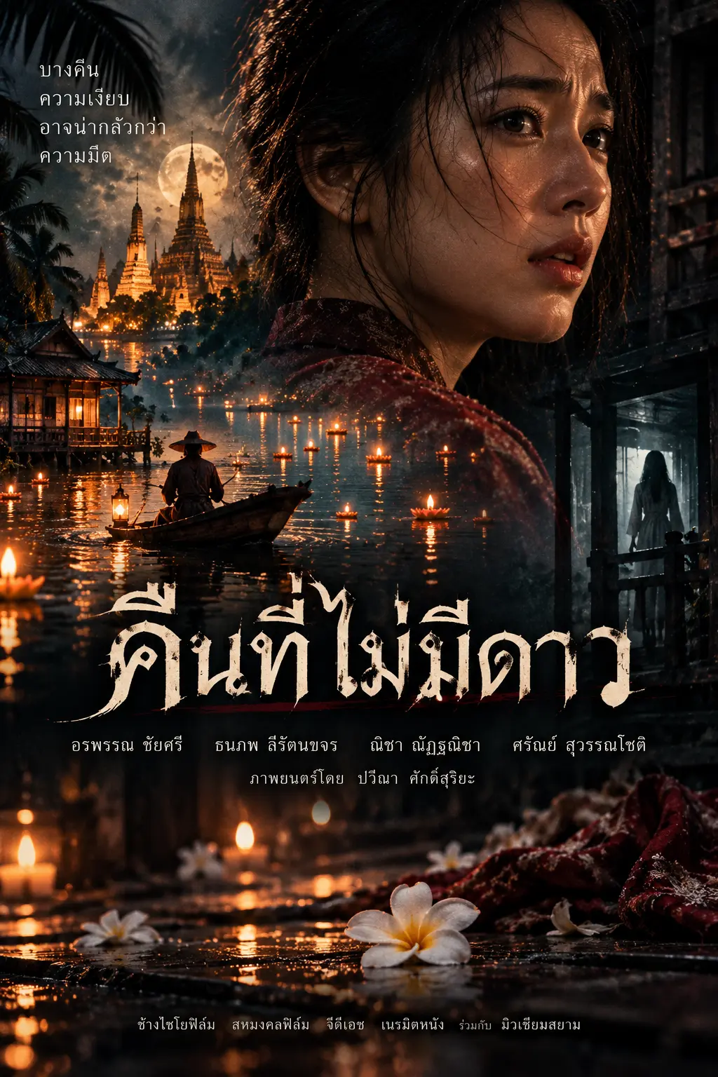 คืนที่ไม่มีดาว · The Night Without Stars poster