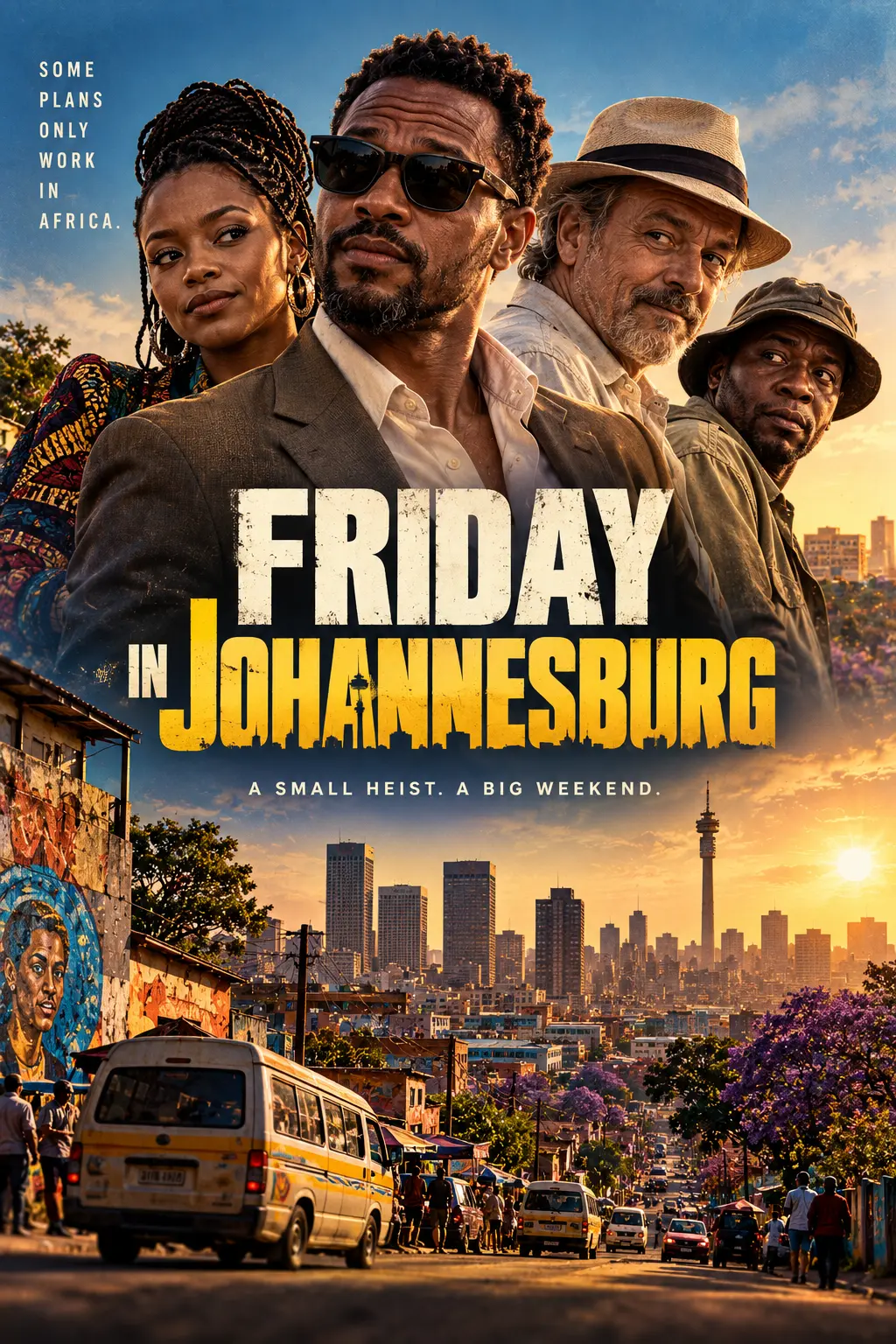 Friday in Johannesburg poster