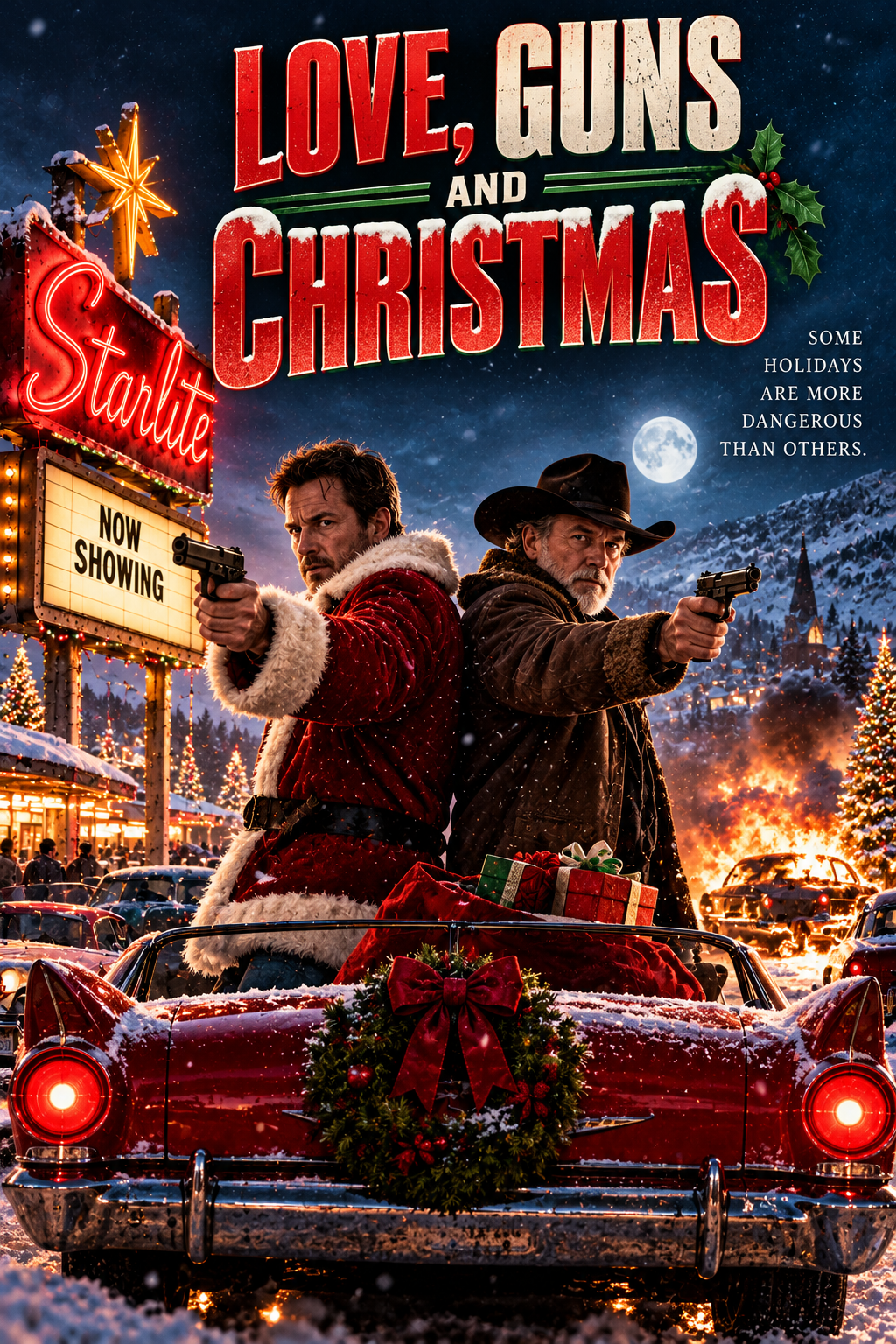 LOVE, GUNS AND CHRISTMAS poster